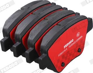 Ferodo FDB4316-S - Brake Pad Set, disc brake car-mod.net