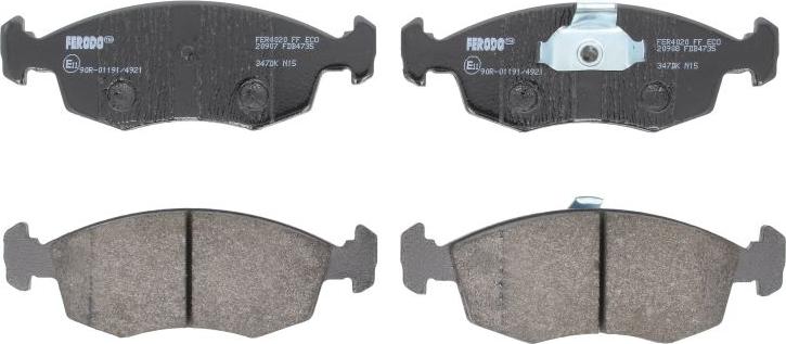 Ferodo FDB4735 - Brake Pad Set, disc brake car-mod.net