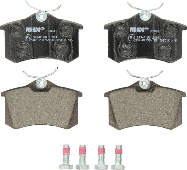 Ferodo FDB541 - Brake Pad Set, disc brake car-mod.net