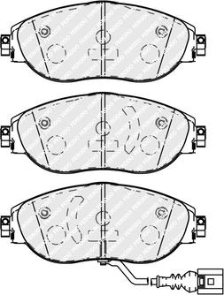 Ferodo FDB5096 - Brake Pad Set, disc brake car-mod.net