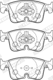 Ferodo FDB5349 - Brake Pad Set, disc brake car-mod.net