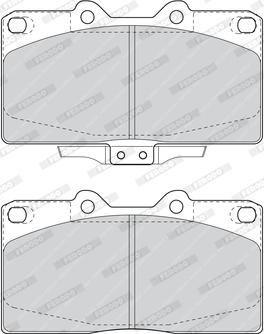 Ferodo FDB1448 - Brake Pad Set, disc brake car-mod.net