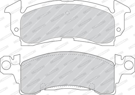 Ferodo FDB144 - Brake Pad Set, disc brake car-mod.net