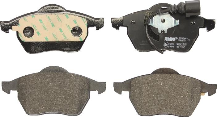 Ferodo FDB1463 - Brake Pad Set, disc brake car-mod.net