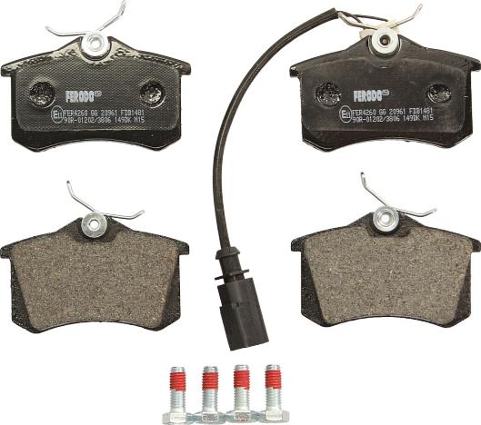 Ferodo FDB1481 - Brake Pad Set, disc brake car-mod.net