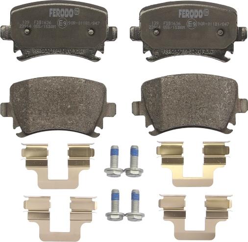 Ferodo FDB1636 - Brake Pad Set, disc brake car-mod.net