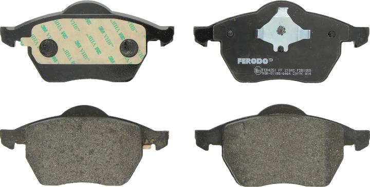 Ferodo FDB1055 - Brake Pad Set, disc brake car-mod.net