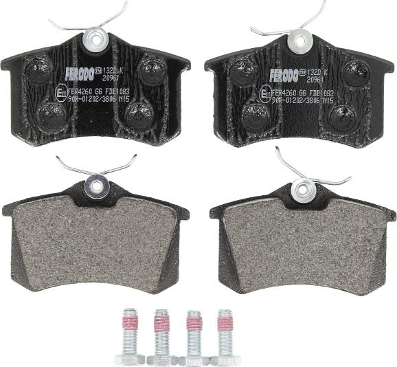 Ferodo FDB1083 - Brake Pad Set, disc brake car-mod.net