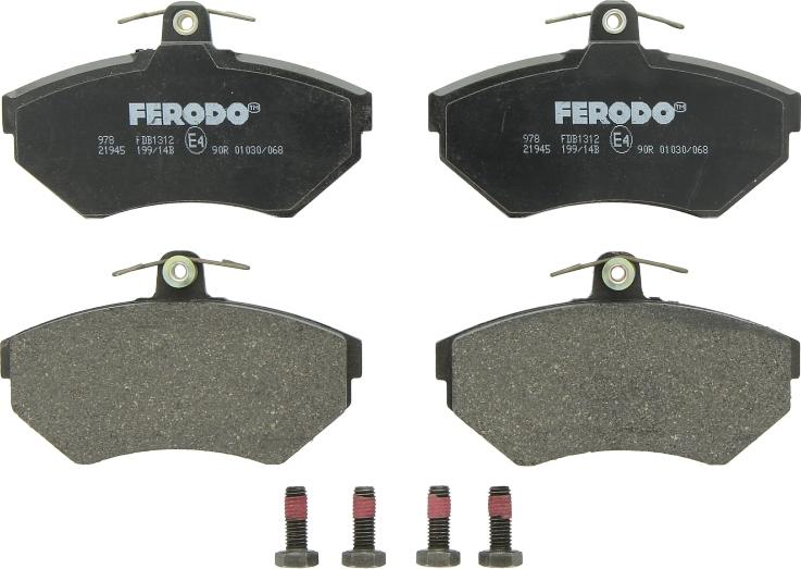 Ferodo FDB1312 - Brake Pad Set, disc brake car-mod.net