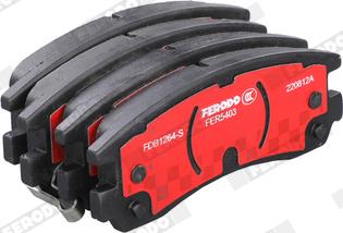Ferodo FDB1264-S - Brake Pad Set, disc brake car-mod.net