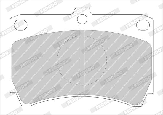 Ferodo FDB395 - Brake Pad Set, disc brake car-mod.net