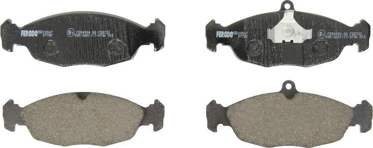 Ferodo FDB732 - Brake Pad Set, disc brake car-mod.net
