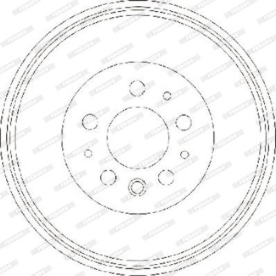 Ferodo FDR329137 - Brake Drum car-mod.net