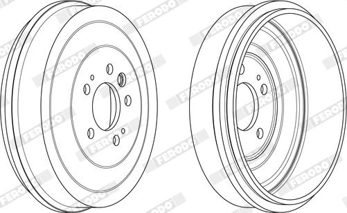 Ferodo FDR329827 - Brake Drum car-mod.net