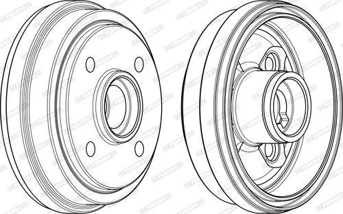 Ferodo FDR329283 - Brake Drum car-mod.net