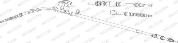 Ferodo FHB432942 - Cable, parking brake car-mod.net