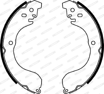 Ferodo FSB4053 - Drum Brake Shoe Set car-mod.net