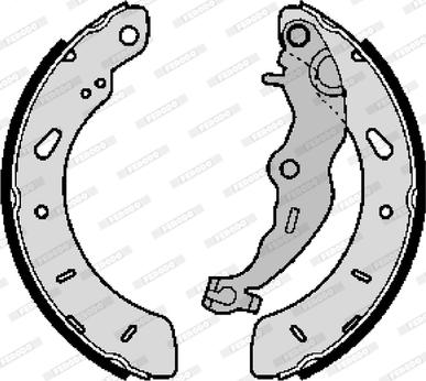 Ferodo FSB4164 - Drum Brake Shoe Set car-mod.net