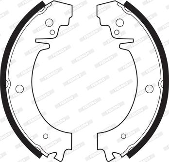 Ferodo FSB59 - Drum Brake Shoe Set car-mod.net
