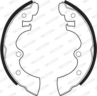 Ferodo FSB140 - Drum Brake Shoe Set car-mod.net