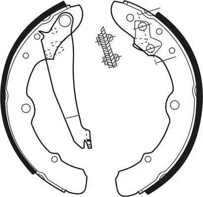 EGT 421486EGT - Drum Brake Shoe Set car-mod.net