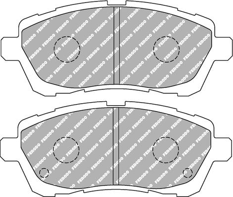 Ferodo Racing FCP4426H - Brake Pad Set, disc brake car-mod.net