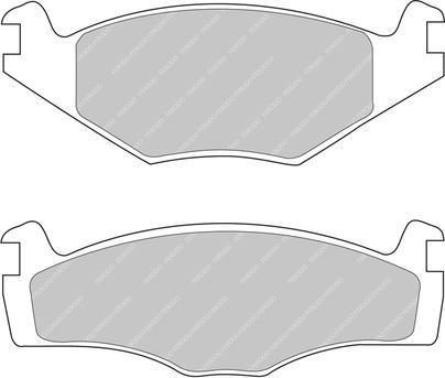 Ferodo Racing FCP419H - Brake Pad Set, disc brake car-mod.net