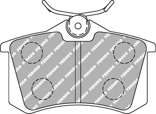 Ferodo Racing FCP1491H - Brake Pad Set, disc brake car-mod.net