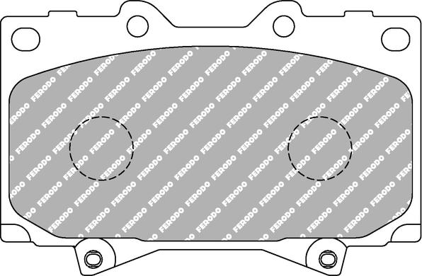 Ferodo Racing FCP1456H - Brake Pad Set, disc brake car-mod.net