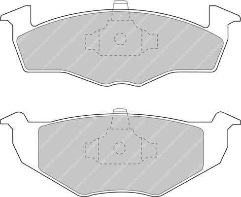 Ferodo Racing FCP1054H - Brake Pad Set, disc brake car-mod.net