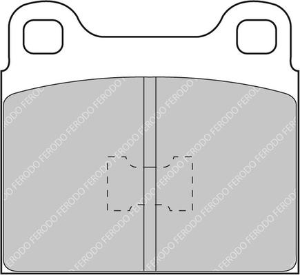 Ferodo Racing FCP105R - Brake Pad Set, disc brake car-mod.net