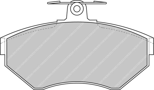 Ferodo Racing FCP1312H - Brake Pad Set, disc brake car-mod.net