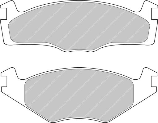 Ferodo Racing FCP392H - Brake Pad Set, disc brake car-mod.net