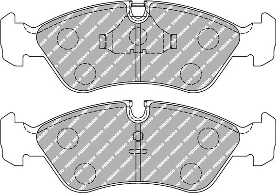 Ferodo Racing FDS584 - Brake Pad Set, disc brake car-mod.net