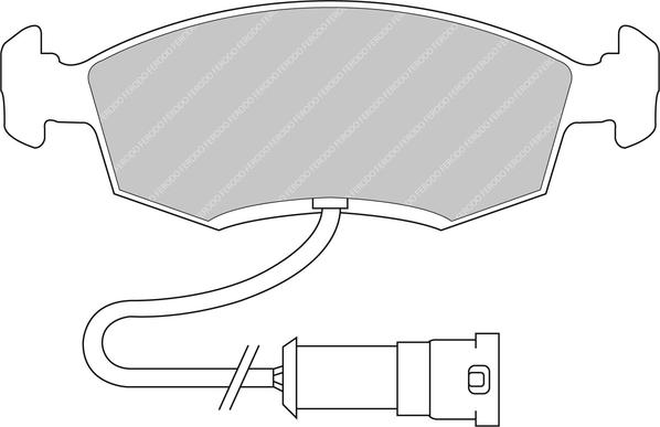 Ferodo Racing FDS276 - Brake Pad Set, disc brake car-mod.net