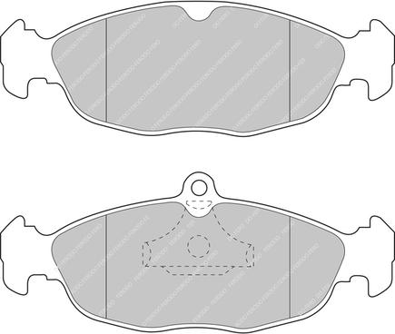 Ferodo Racing FDS732 - Brake Pad Set, disc brake car-mod.net