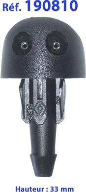 FERRON TOP03030005 - Washer Fluid Jet, windscreen car-mod.net