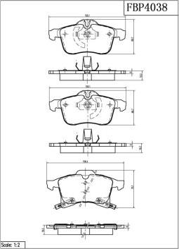 FI.BA FBP4038 - Brake Pad Set, disc brake car-mod.net