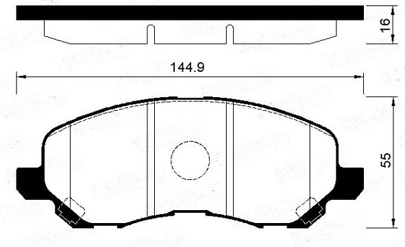 FI.BA FBP4195 - Brake Pad Set, disc brake car-mod.net