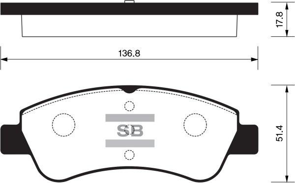 4U Autoparts 22759PU - Brake Pad Set, disc brake car-mod.net