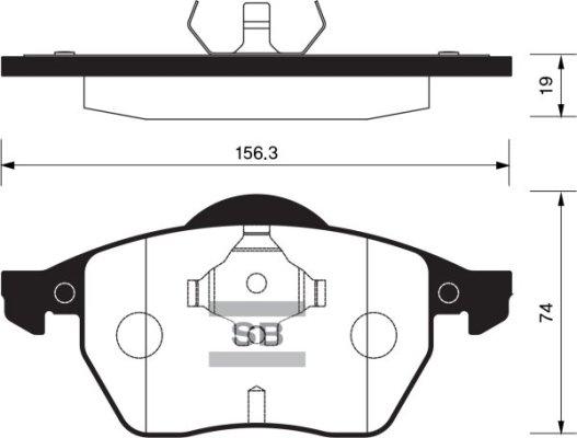 FI.BA FBP2097 - Brake Pad Set, disc brake car-mod.net