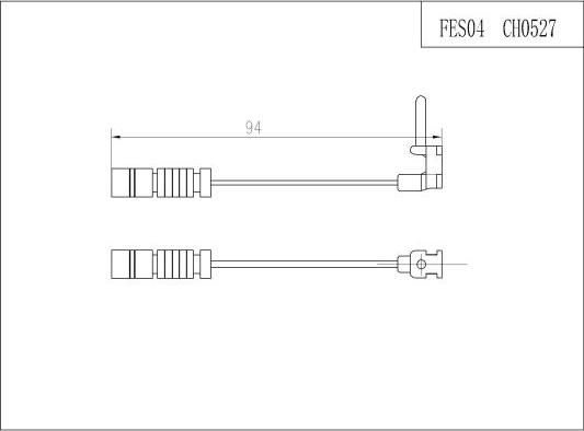 FI.BA FES04 - Warning Contact, brake pad wear car-mod.net