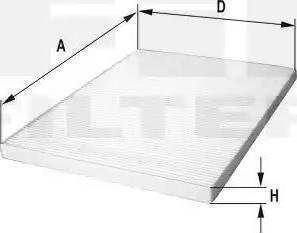 FIL Filter HCK 7010 - Filter, interior air car-mod.net