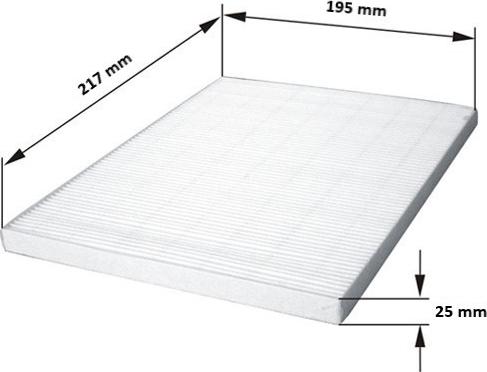 FIL Filter HC 7396 - Filter, interior air car-mod.net