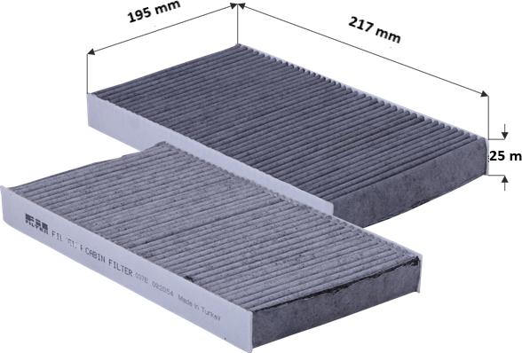 FIL Filter HCK 7396 - Filter, interior air car-mod.net