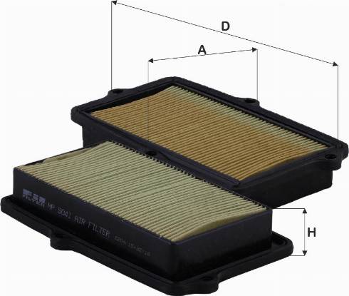 Alco Filter MD-9538 - Engine Air Filter car-mod.net
