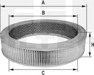FIL Filter HPU 902 - Engine Air Filter car-mod.net