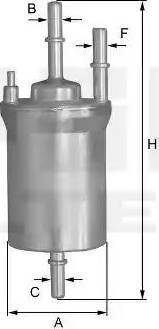FIL Filter ZP 8100 FL - Fuel filter car-mod.net