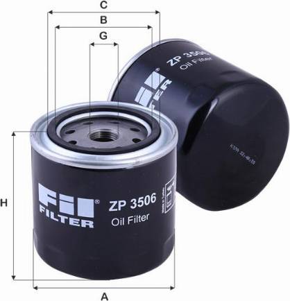 FIL Filter ZP 3506 - Oil Filter car-mod.net