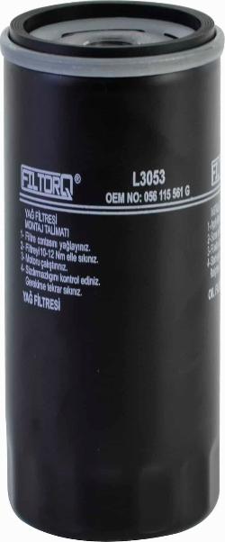 FILTORQ L3053 - Oil Filter car-mod.net